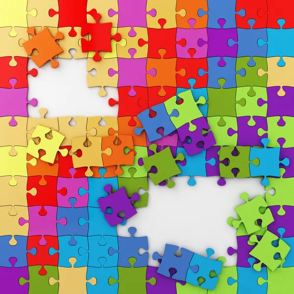 Иллюстрации разноцветные головоломки, головоломки — стоковое фото