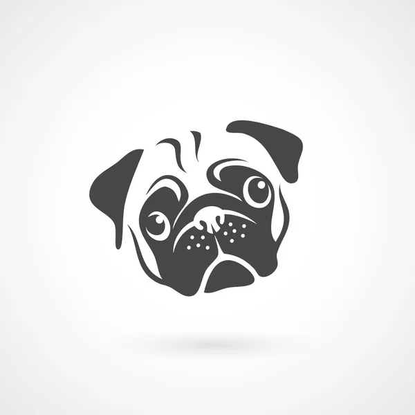 Собака мопса — стоковый вектор
