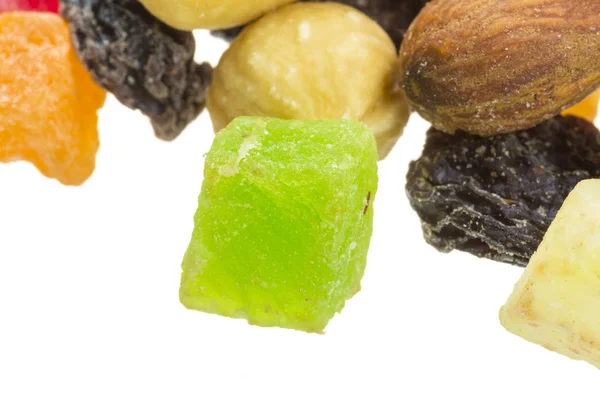 Орехи и сухофрукты — стоковое фото
