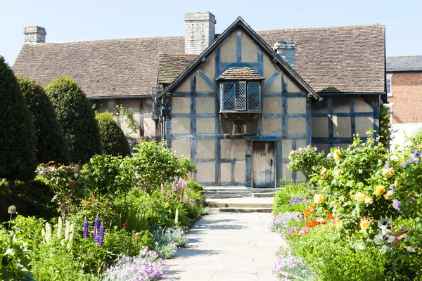 Место рождения Уильяма Шекспира, Эйвоне, warwicks Стоковое Фото