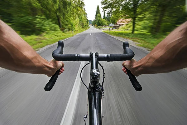 Шоссейный велоспорт — стоковое фото