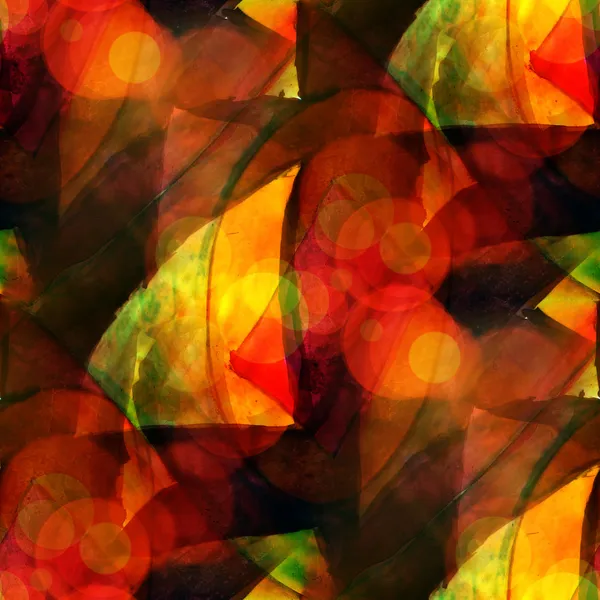 Солнечный свет бесшовные кубизм красный, желтый абстрактного искусства Пикассо textur — стоковое фото