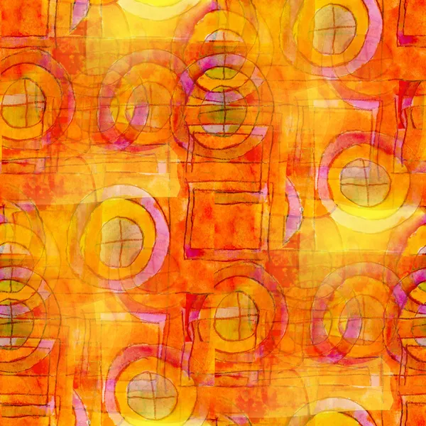 Абстрактное искусство художник оранжевый бесшовной кубизма Пикассо текстуры воды — стоковое фото