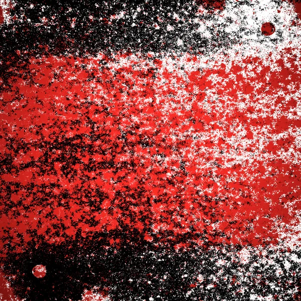Красные и черные краски пятна Стоковое Фото