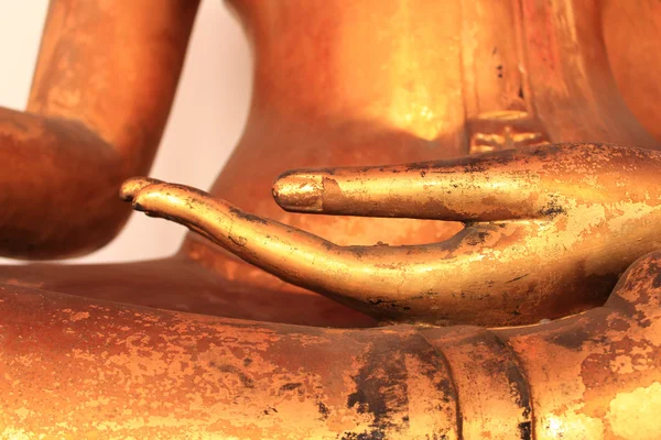 Изображение Будды руки в Ват Пхо Стоковое Изображение