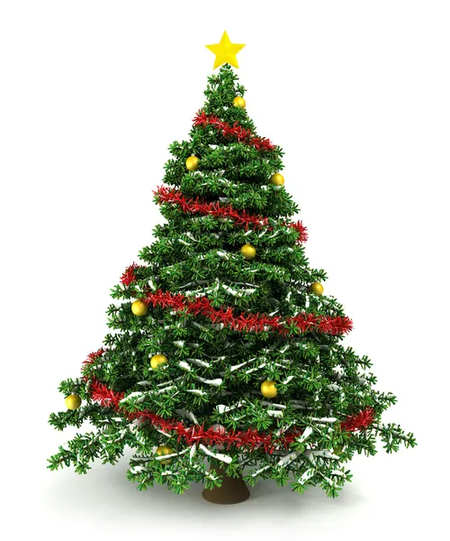3-я рождественская елка — стоковое фото