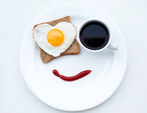 Завтрак с любовью — стоковое фото