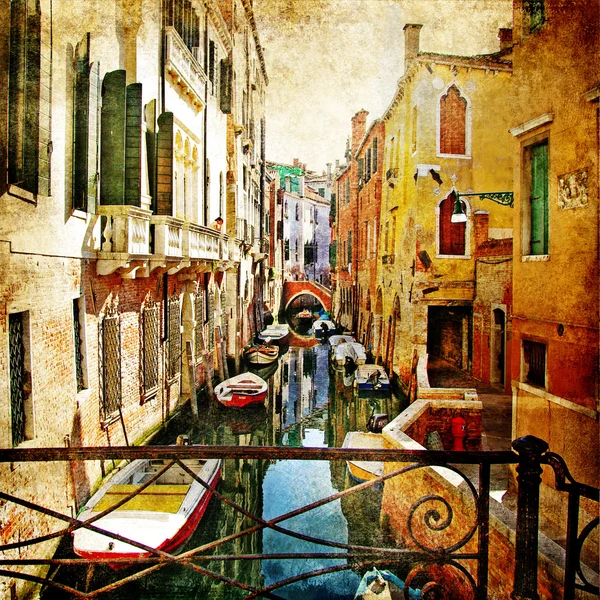 Восхитительная Венеция - произведениями искусства в стиле живописи — стоковое фото