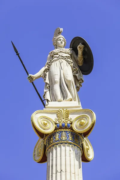 Статуя Афины в Академии Афин Лицензионные Стоковые Фото