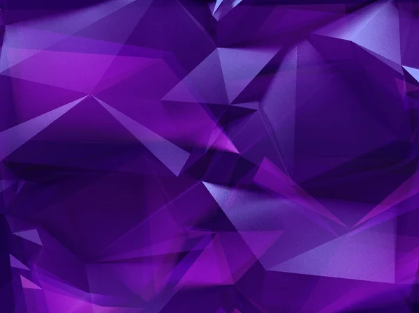 3D фон абстрактный фиолетовый фиолетовый кристалл — стоковое фото