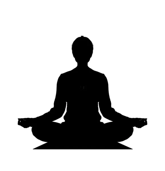 Человека медитации Стоковое Изображение