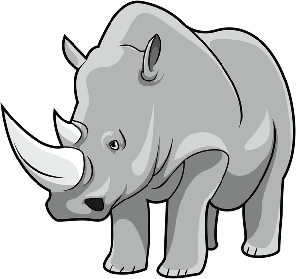 Носорог Стоковая Иллюстрация