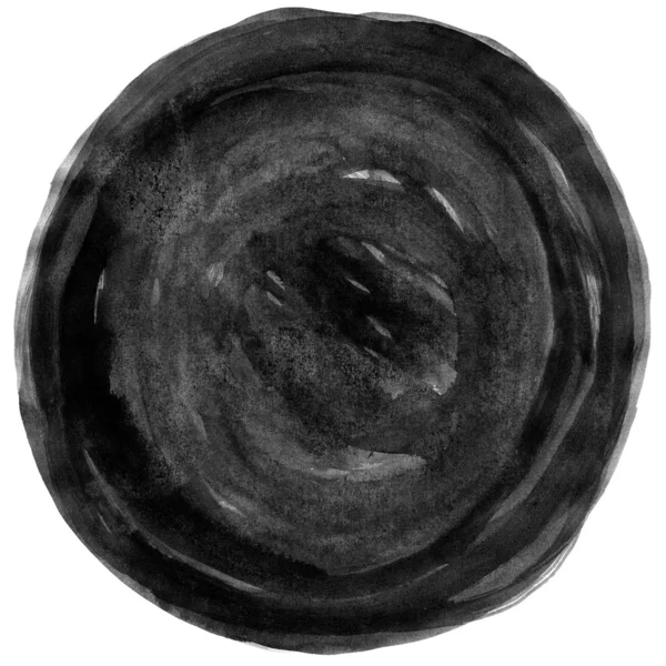 Пустой акварель круглой формы — стоковое фото