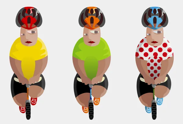 Тур де Франс победители — стоковый вектор