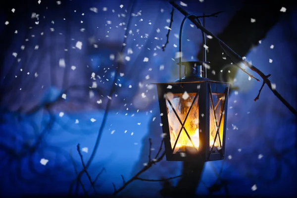 Рождественский фонарь Стоковое Фото