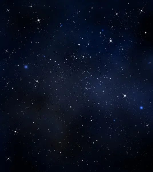 Звездное ночное небо — стоковое фото