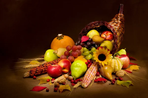 Осенний рог изобилия — стоковое фото