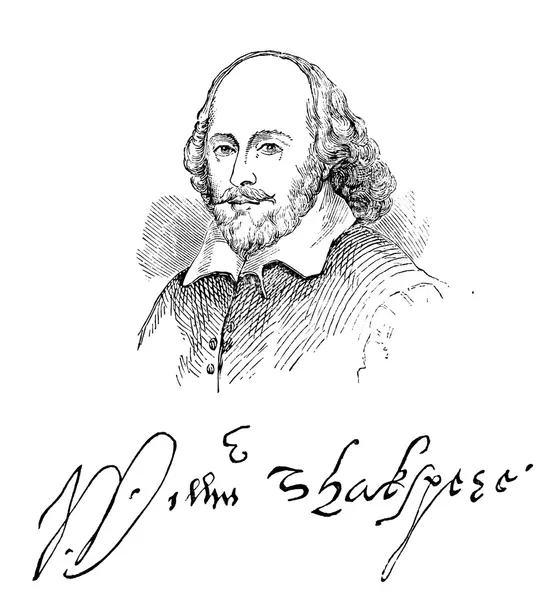 William Шекспир Лицензионные Стоковые Изображения