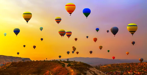 Воздушные шары Каппадокии Турция — стоковое фото