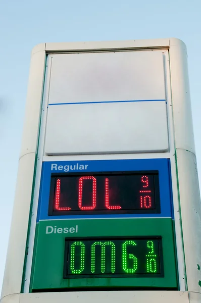 Цены на газ — стоковое фото