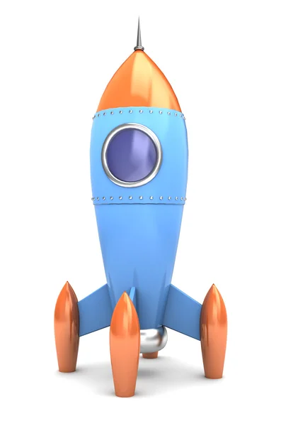 Иллюстрация космической ракеты — стоковое фото