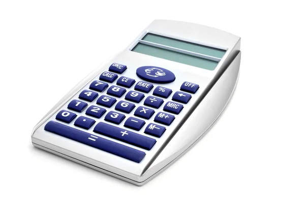 Электронный калькулятор и конвертер евро — стоковое фото