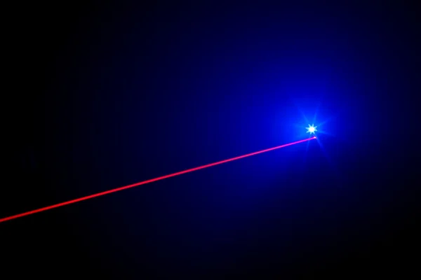 Лазерный луч и свет led — стоковое фото