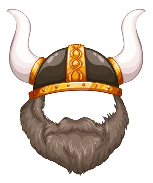 Шлем викинга — стоковый вектор