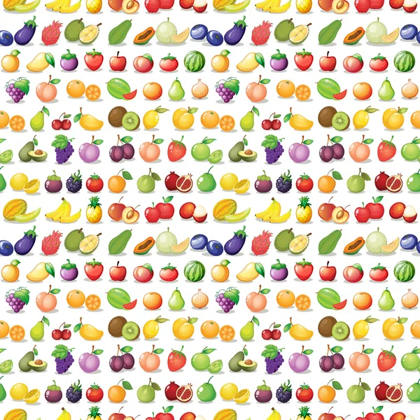 Бесшовные фрукты — стоковый вектор