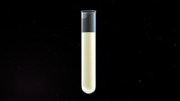 Сперма, хранящиеся в стеклянной трубки — стоковое фото