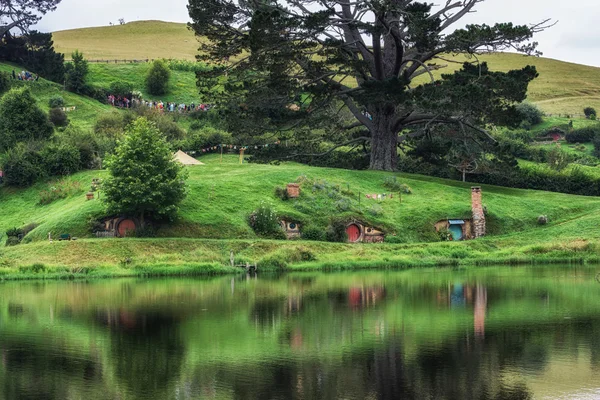 Hobbiton фильм набор — стоковое фото