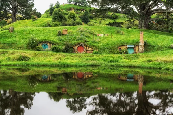 Hobbiton фильм набор — стоковое фото