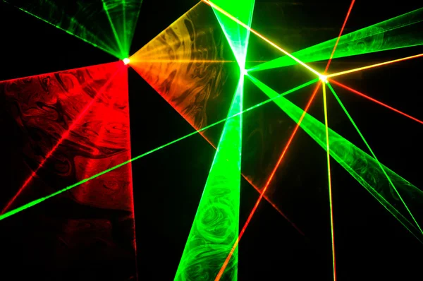 Цветной лазер — стоковое фото