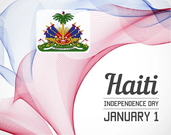 Национальный день в Гаити — стоковый вектор