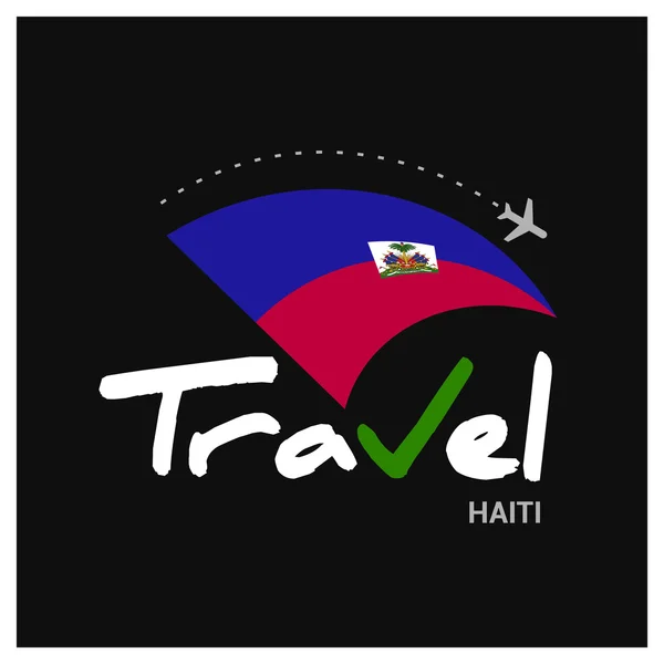 Символ Гаити путешествия — стоковый вектор