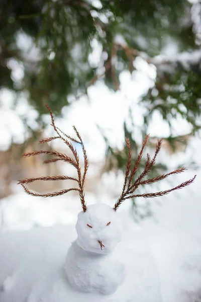 Японский снеговик — стоковое фото