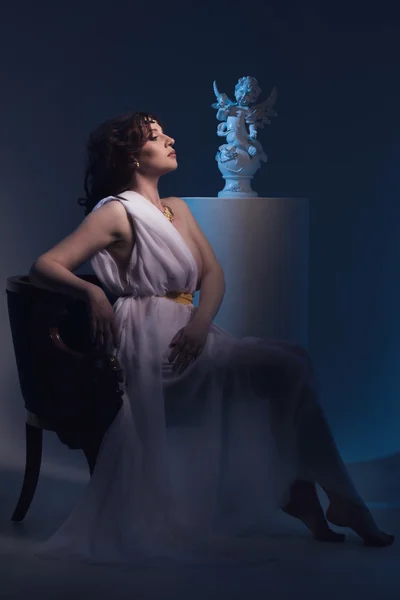 Венера в стиле красивая женщина — стоковое фото
