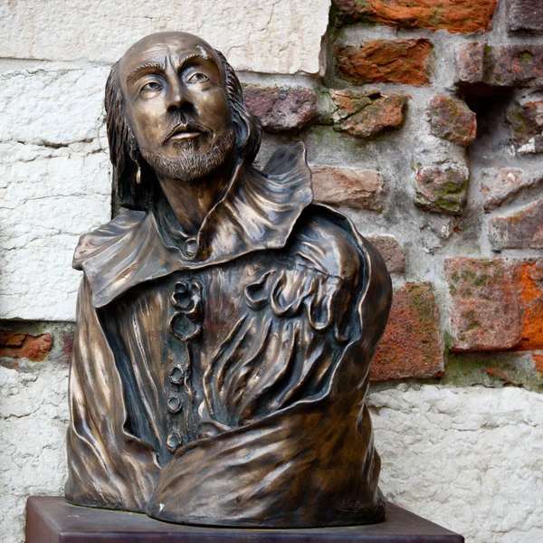 Статуя Уильяма Шекспира Лицензионные Стоковые Изображения