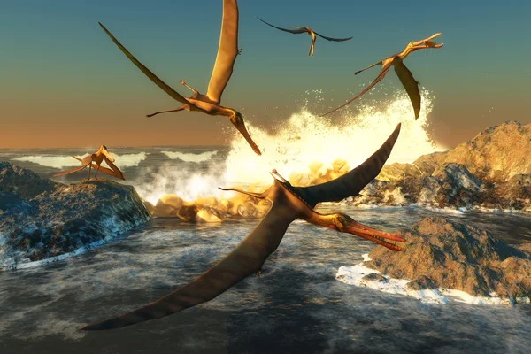 Аньянгуэра рептилий и динозавров Рыбалка — стоковое фото