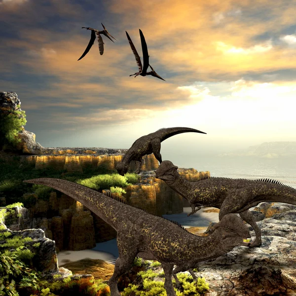 Stegoceras динозавры — стоковое фото