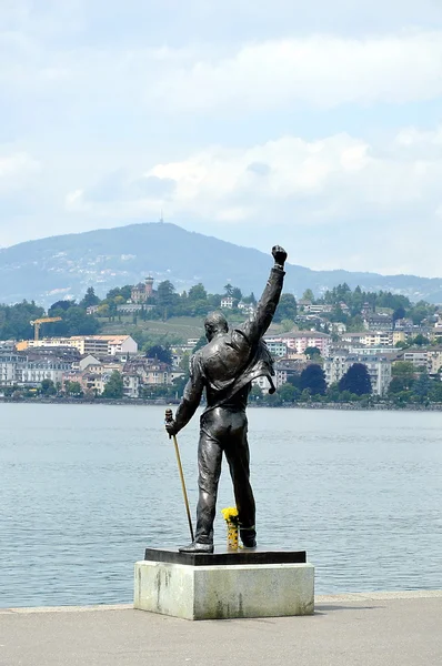 Фредди Меркьюри памятник Швейцария — стоковое фото