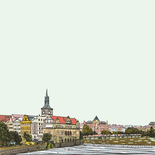 Прага, Чешская Республика — стоковый вектор