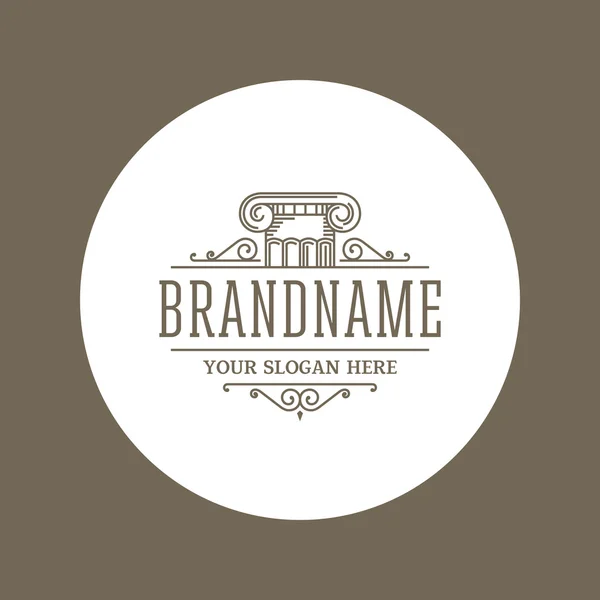 Brandnamecolumn Стоковая Иллюстрация