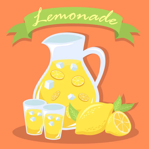 Свежий лимонад — стоковый вектор