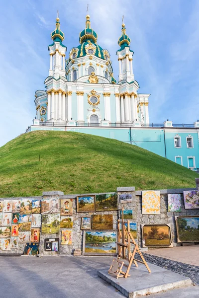 Андреевская церковь в Киеве, Украина — стоковое фото