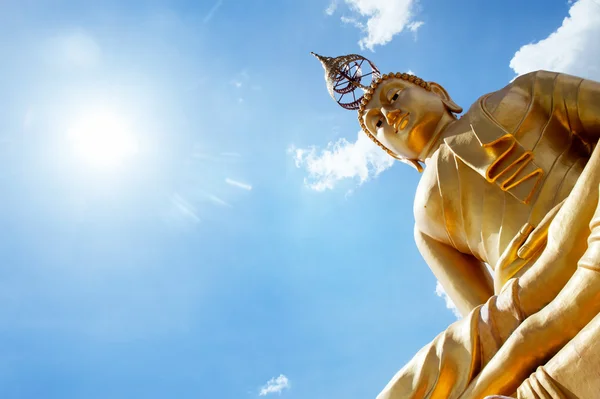 Статуя сидящего Будды Таиланда Стоковая Картинка