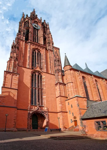 Frankfurt Cathedral in Frankfurt am Main Germany — стоковое фото