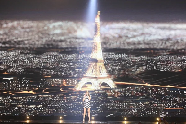 Алма из Франции Евровидение 2017 — стоковое фото
