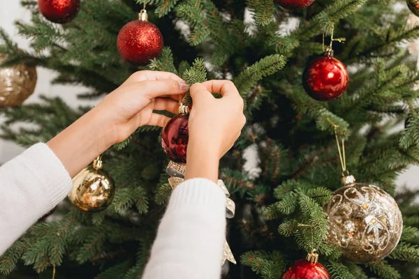 Ребенка украшения Рождественская елка — стоковое фото
