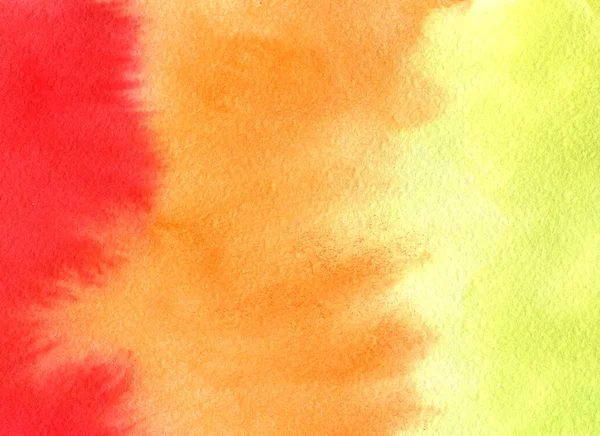 Красные и желтые акварельная живопись — стоковое фото